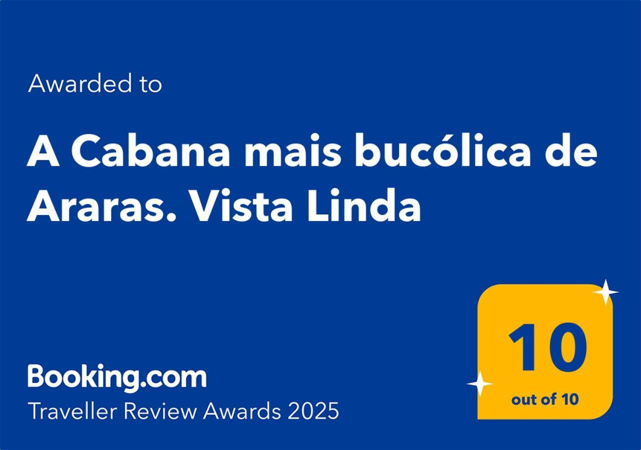 O Chale Mais Bucolico De Araras. Vista Linda 외부 사진